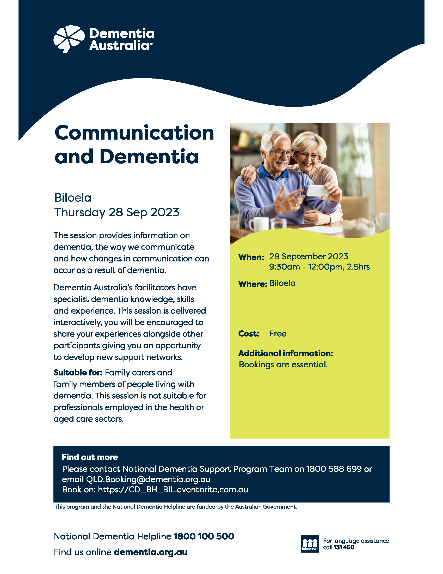 Communication and dementia biloela 280923 1