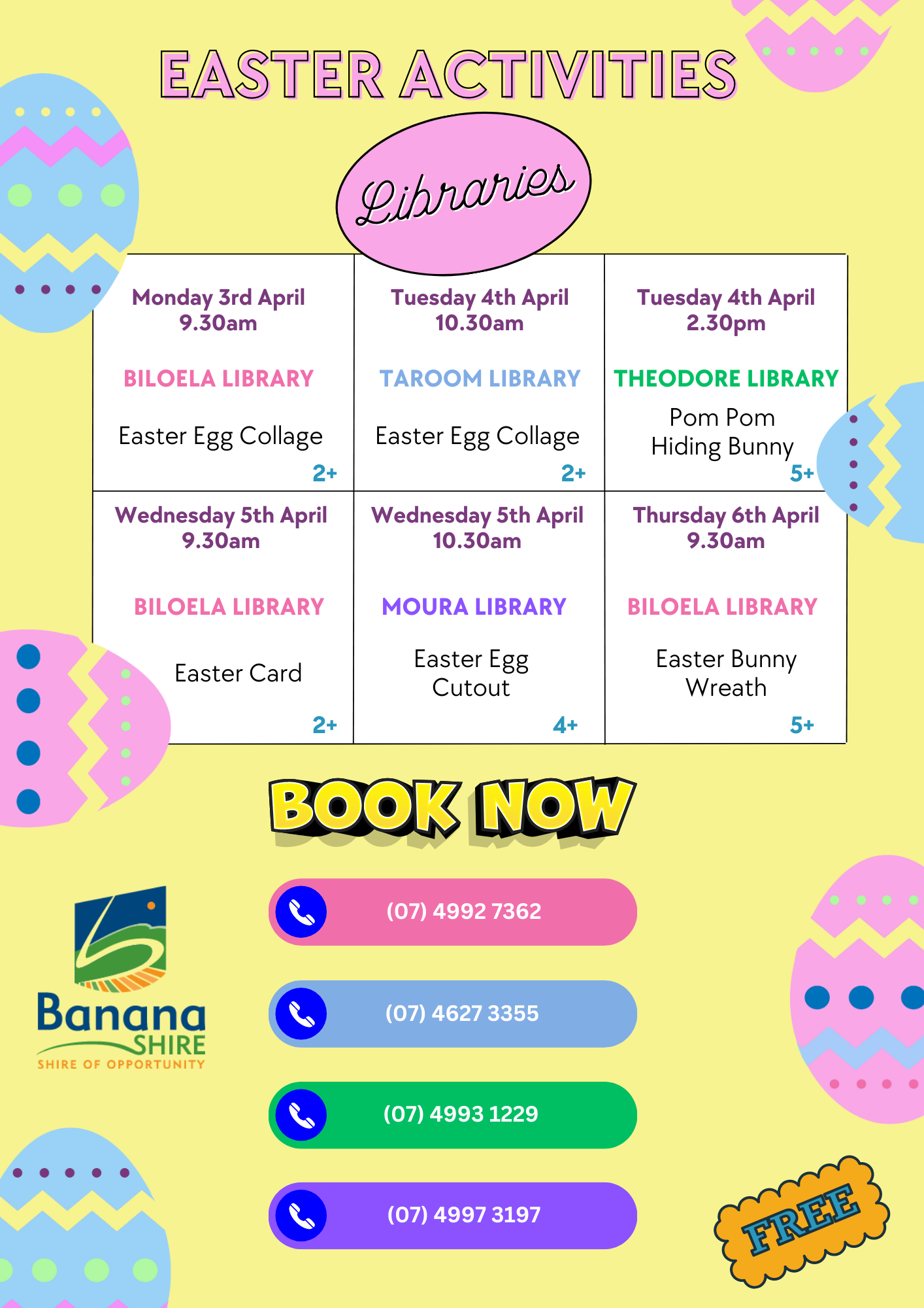 easter-craft-activities-banana-shire-libraries-banana-shire-council