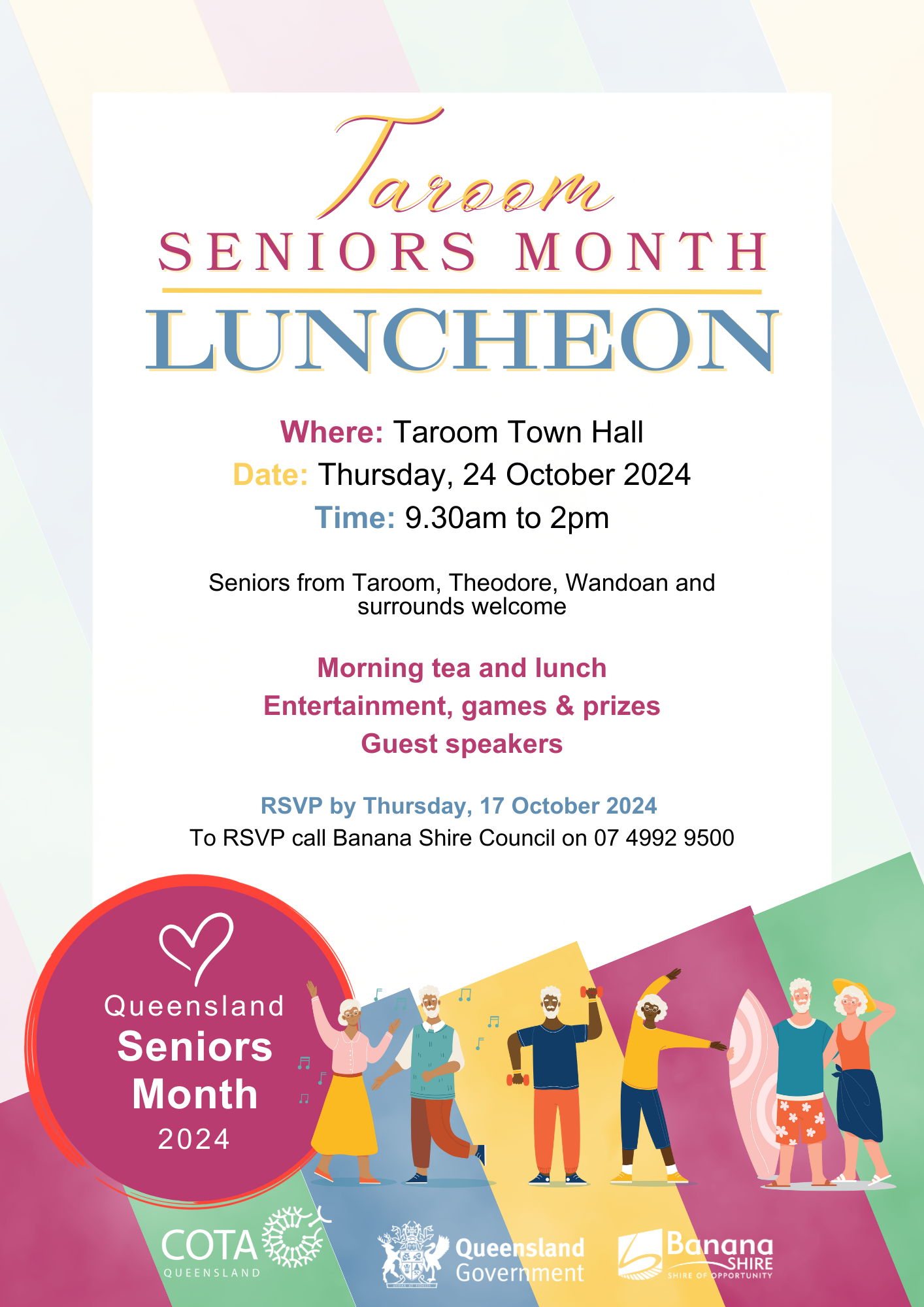 Queensland seniors month 2024 flyer a4